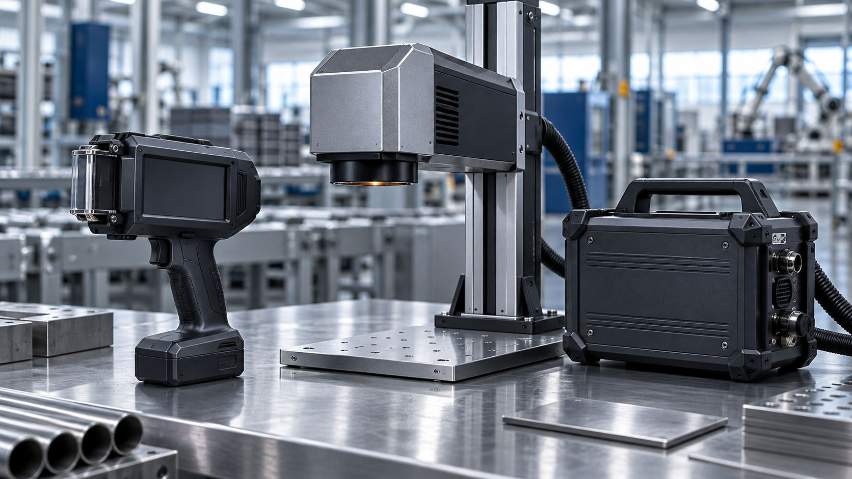 Portable industrial marking system
